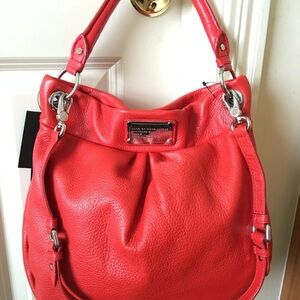 Marc Jacobs Vibrant Red Hobo Bag